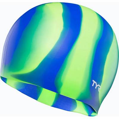 TYR Шапка за плуване TYR Multi-Colour Silicone green/blue multi