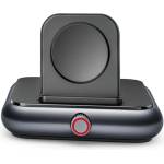 JOYROOM Apple Watch Series 11 42mm Настолно зарядно устройство JOYROOM 5W, зарядно устройство за Apple Watch + захранващ кабел Type-C, ЧЕРНО JR-WQW03 (JR-WQW03)