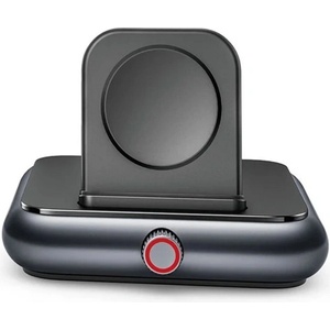 JOYROOM Apple Watch Series 11 42mm Настолно зарядно устройство JOYROOM 5W, зарядно устройство за Apple Watch + захранващ кабел Type-C, ЧЕРНО JR-WQW03 (JR-WQW03)