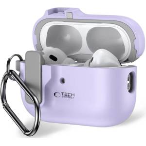 Tech-protect Slim Hook калъф Apple AirPods Pro 1 / 2 лавандула (5906302376254)