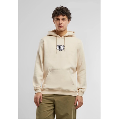 Mister Tee NYC Old English Wording Patch Hoody sand XXLUB-MT3689-00208 - Бял, размер M