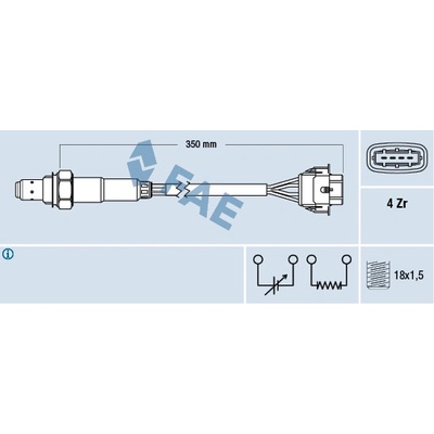 Lambda sonda FAE 77155