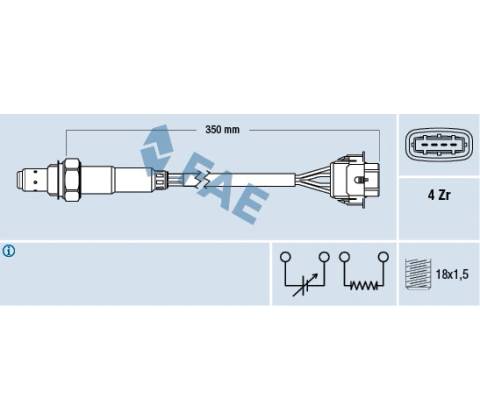 Lambda sonda FAE 77155