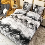 EmonaMall Двулицево спално бельо EmonaMall, 4 части - Модел S15391 (S15391-66666b)