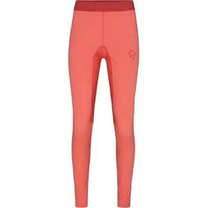 Norrøna Дамско мериносово термобельо Norrøna Women's Falketind Equaliserull Longs Merino base layer - Deep Sea Coral (115-2865-0214)