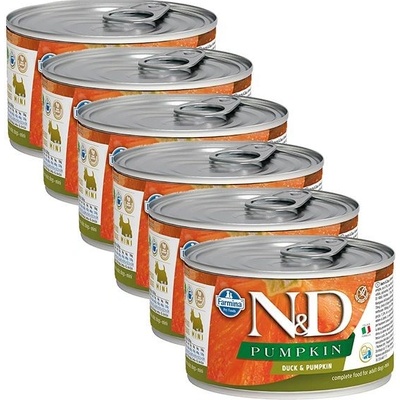 N&D Dog Pumpkin Duck 6 x 140 g