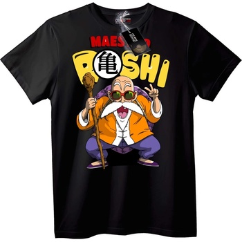 NOONEBRAND Тениска Master Roshi Аниме - XXS, White