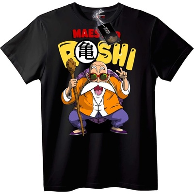 NOONEBRAND Тениска Master Roshi Аниме - XXS, White