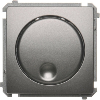 Regulátor otočný tlačítkový, 1 – 10 V, otočné stmívání, tlačítkové spínání,, Simon Basic BMS9V.01/21