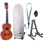 Mahalo Electric-Acoustic Tenor Ukulele SET Trans Brown Тенор укулеле (MJ3-VT-TBR-SET)
