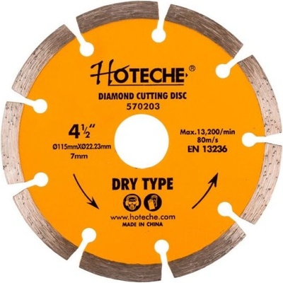 Hoteche Kotúč diamantový 115 x 22.23 x 7 mm 570203