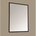 InterCeramic Огледало за баня InterCeramic ICM 1029 - 60×90 cm, без мед, черен кант (ICM 1029)