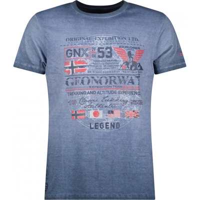 Geographical Norway tričko JORICK men tmavě modrá
