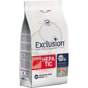 Exclusion Monoprotein Vet Diet Hepatic Medium&Large Breed