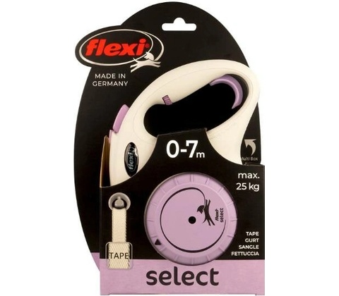 FLEXI Vodítko Select pásek světle