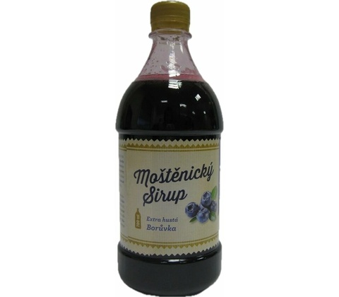 Moštěnický Sirup Čučoriedka 0,7 l