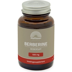 Mattisson Healthstyle Контрол на кръвната захар и холестерола - Берберин, 500 mg х 60 капсули (MT2618)