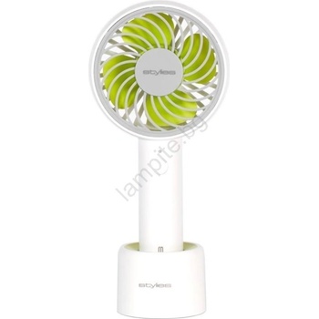 STYLIES - Акумулаторен ръчен вентилатор LACERTA 4W/5V 2500 mAh бял (CV0050)