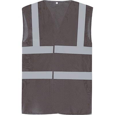 Yoko hi-vis hvw120 / Мрежеста предпазна жилетка - сива xl (79w12007604)