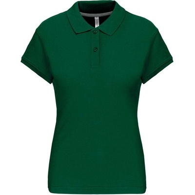 Kariban K242 Dámske piqué polo zelená Kelly
