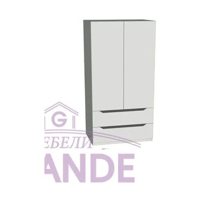 Mebeli Grande ГАРДЕРОБ КАВКАЗ-МОДУЛ 2 (10123014)