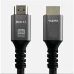 Approx Кабел APPROX - HDMI 2.1 кабел мъжки/женски 2 м (UHD 8K, 4K, FHD, позлатено покритие, HDR10, HDCP 2.2, Dolby TrueHD, ARC) APPC63 (APPC63)