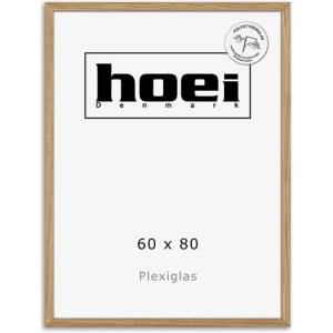 hoei Mасивна рамка от дъб за снимки и плакати 60 x 80 PLEXI см (803009060080)