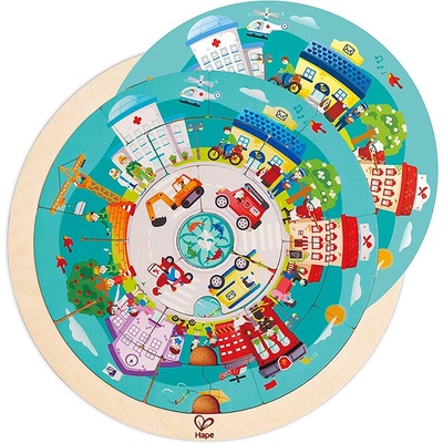 Hape vkladacie puzzle okrúhle Povolania