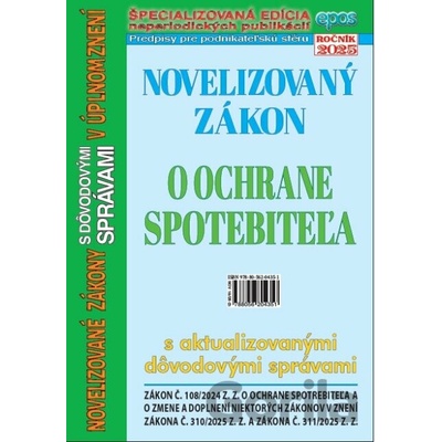 Novelizovaný zákon o ochrane spotrebiteľa - Epos