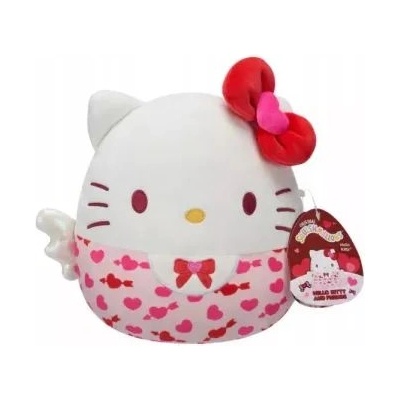Jazwares Squishmallows: Hello Kitty плюш със сърца - 20 см