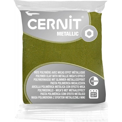 Cernit metallic zlatá zelená 56 g 051