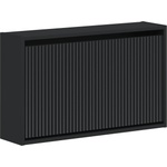 vidaXL Стенно шкафче за обувки ARNHEM 71 x 17 x 43 см Черно (896626)