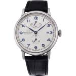 Orient Star RE-AW0004S Мъжки часовник - Автоматичен, Бял Циферблат, 39мм, Резерв 50ч, 50м Водоуст. , Кожена Каишка, Прозрачен Гръб Часовници