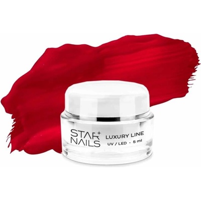 Luxury Line SN 034 Uv Led gel Torch Red barevný gel 5 ml