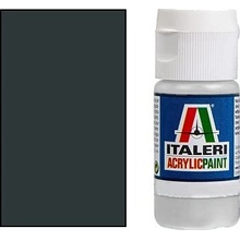 Italeri Farba Acrylic Metallic Flat Gun Metal 20ml