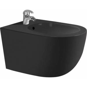 Fluminia Minerva окачено биде, матово черно (2210BBM)