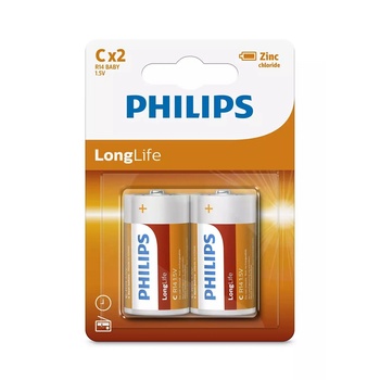 Philips LongLife R14L2B/10 батерия за домакински уред Еднократна батерия Цинк-въглерод (R14L2B/10)
