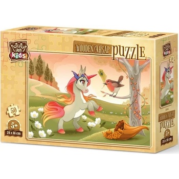 Art Puzzle Дървен пъзел Art Puzzle от 50 части - Сладко пони (5884)