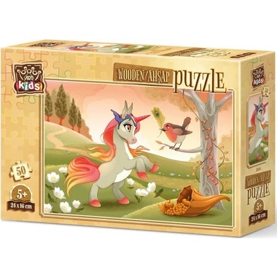 Art Puzzle Дървен пъзел Art Puzzle от 50 части - Сладко пони (5884)