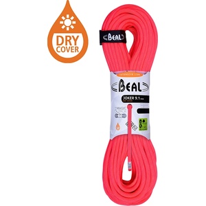 Beal Динамично въже BEAL Joker 9.1mm Dry Cover 80m pink