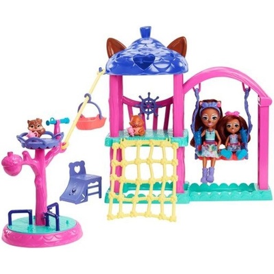 Mattel Enchantimals City Tails Sabine Squirrel & City Fun Playground