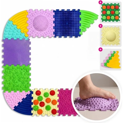 Ortek Masážna podložka Multi Mix 6 dielov + 6 sektorov