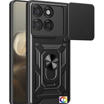 Motorola Edge 60 Pro 5G Удароустойчив Ring Holder with Slide Camera Protector Калъф и Протектор