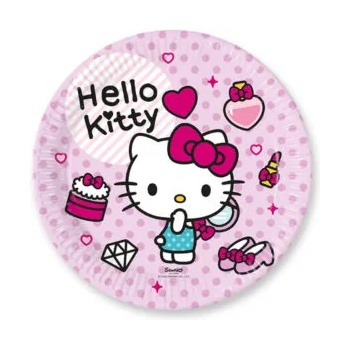 Image 1 of Procos Хартиени чинии Hello Kitty 23 см 8 бр