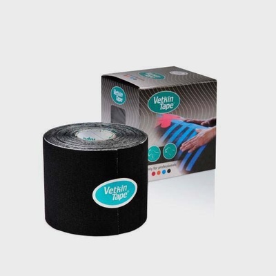 Vetkin Tape Tejpovací páska pro koně černá 6 cm x 5 m