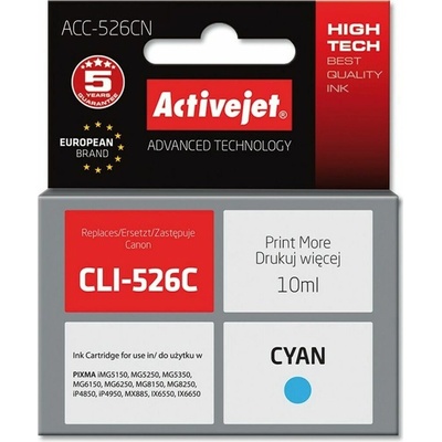 Activejet Canon CLI-526C - kompatibilný