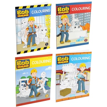Image 1 of Europrice КНИЖКА ЗА ОЦВЕТЯВАНЕ bob the builder coloring 32 СТР. 4 ВИДА