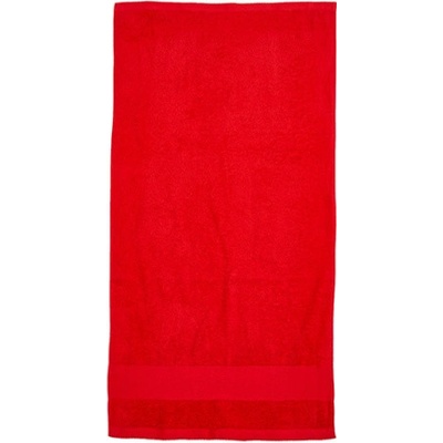 Fair Towel Organic Cozy Bath Sheet bavlnený uterák FT100BN 100 x 150 cm red