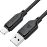 ACEFAST - Кабел за данни (C16-04) - Бързо зареждане, USB към Type-C, 3A, Устойчив на огъване, 1.2 м - Черен