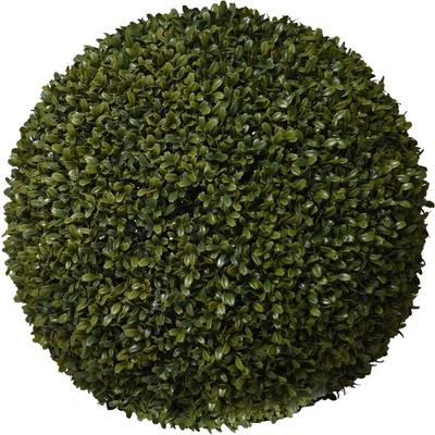 Umelá rastlina BUX, priemer 48 cm, plast, zelená
